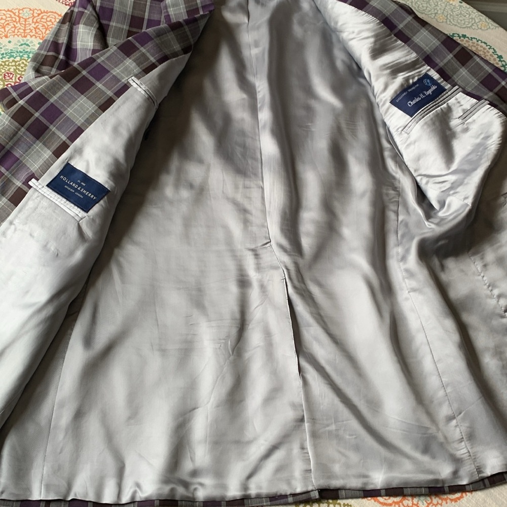 Hand Tailored Ventura Holland & Sherry Savile Row London Single Stitch - Picture 8 of 16
